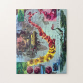 Moby Dick Herman Melvilleペクッドの航海 ジグソーパズル (縦)