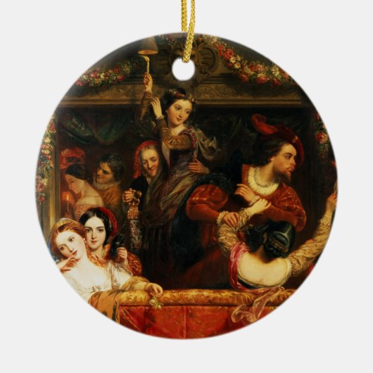 Moccoletti -最後の陽気な不機嫌の転換 セラミックオーナメント (正面)