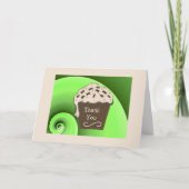 Mochaカップケーキありがとう サンキューカード (正面)