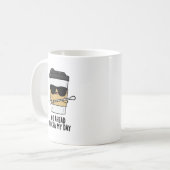 Mocha私の日のコーヒおもしろいープンに行く コーヒーマグカップ (正面左)