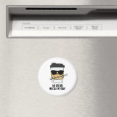 Mocha私の日のコーヒおもしろいープンに行く マグネット (インサイチュ (食洗機))