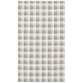 Mocha Brown Moroccan buffalo plaid check  テーブルクロス (正面)