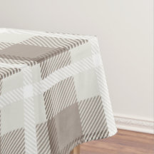 Mocha Brown Moroccan buffalo plaid check