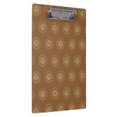 Mocha | Golden Zinnia Flower Medallions クリップボード (右)