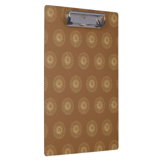 Mocha | Golden Zinnia Flower Medallions クリップボード (右)