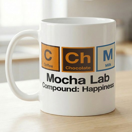 Mocha Lab Chemistry Coffee Vibes コーヒーマグカップ