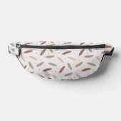 Mocha Mousse Feathers Fanny Pack ファニーパック (レイダウン)