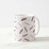 Mocha Mousse Feathers Mug コーヒーマグカップ (正面右)