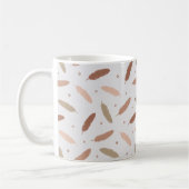 Mocha Mousse Feathers Mug コーヒーマグカップ (左)