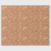Mocha Squares Abstract Perfection in Gift Wrapping ラッピングペーパー (フラット)