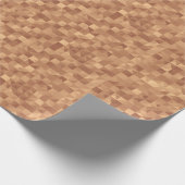 Mocha Squares Abstract Perfection in Gift Wrapping ラッピングペーパー (角)