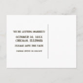 Mocha Steampunk鍵日付はがきを保存 案内ポストカード (裏面)