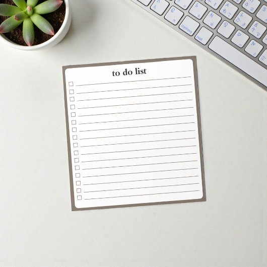 Mocha To Do List Minimalist Teacher Organizer  ノートパッド