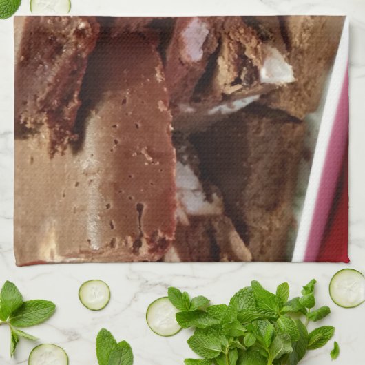 mocherrymarshmallowfuzzle キッチンタオル (折り畳み)