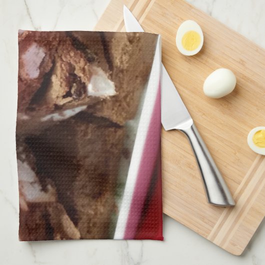 mocherrymarshmallowfuzzle キッチンタオル (四つ折り)