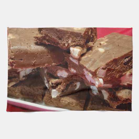 mocherrymarshmallowfuzzle キッチンタオル (横)