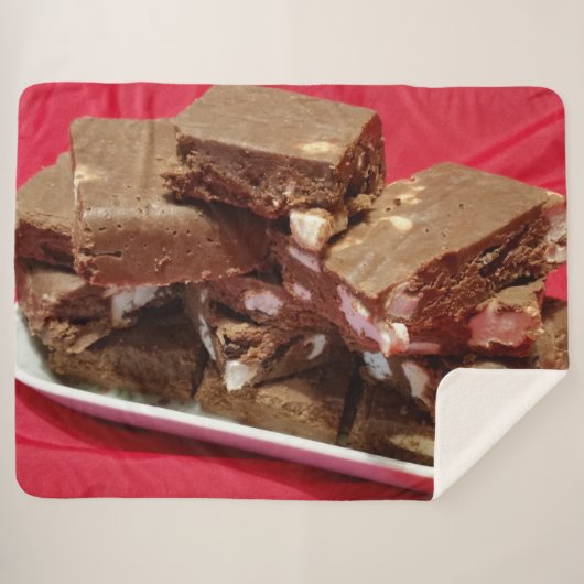 mocherrymarshmallowfuzzle シェルパブランケット (正面(横))