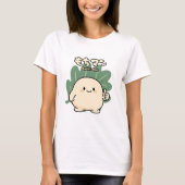 Mochi Man Cute Dessert Tシャツ (正面)