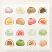 Mochi-sweet and full of love! ガラスコースター (正面)