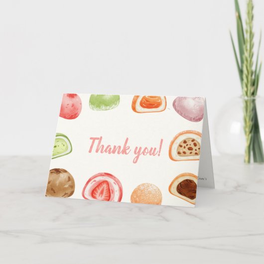 Mochi-sweet and full of love! サンキューカード (正面)