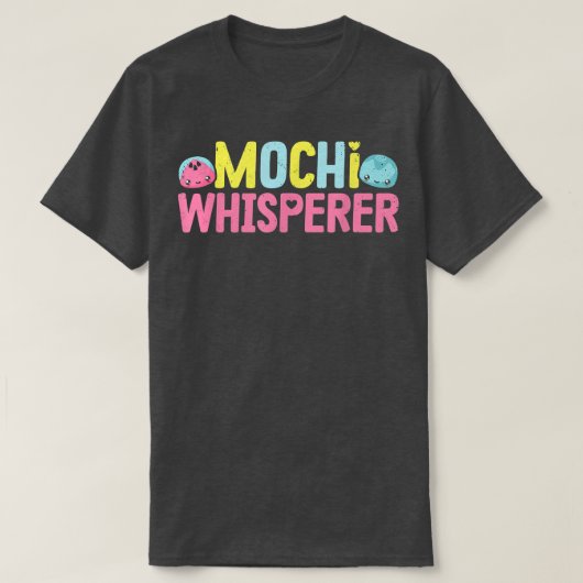 Mochi Whisperer Funny Cake Balls Japanese Food Des Tシャツ (デザイン正面)