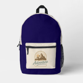 Mochila Adventure プリントバックパック