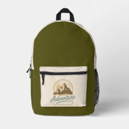 Mochila Adventure プリントバックパック