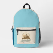 Mochila Aventurera プリントバックパック (正面)
