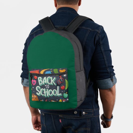 Mochila Back to School プリントバックパック (インサイチュ (モデル))