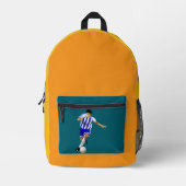 Mochila Campeón de Fútbol プリントバックパック (正面)