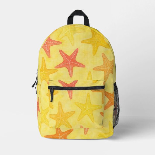 Mochila de Playa estrellas de mar  プリントバックパック (正面)