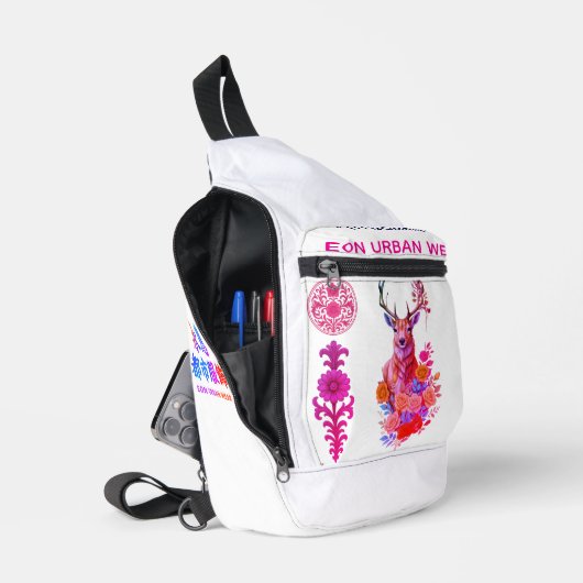 Mochila Impresa Print Cut Sew Bag スリングバッグ (見開き)