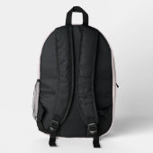 Mochila Premium ‘Keep Going’ – Minimalista プリントバックパック (裏面)
