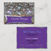 Mochinoのクールでユニークでエレガントなプロフェッショナル 名刺 (正面/裏面)