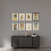 Mockingbird、8 (5 / 8)鳥ギャラリーの壁のセット ポスター