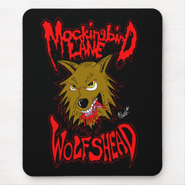 Mockingbird Lane "Wolfshead"マウスパッド マウスパッド (正面)