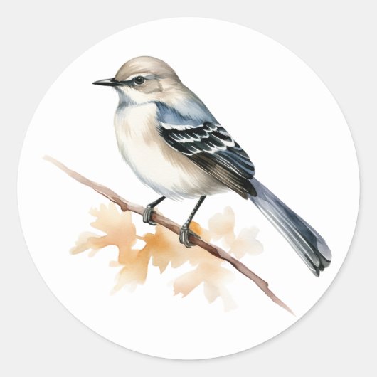 Mockingbird Songbirdスタンプ ラウンドシール (正面)