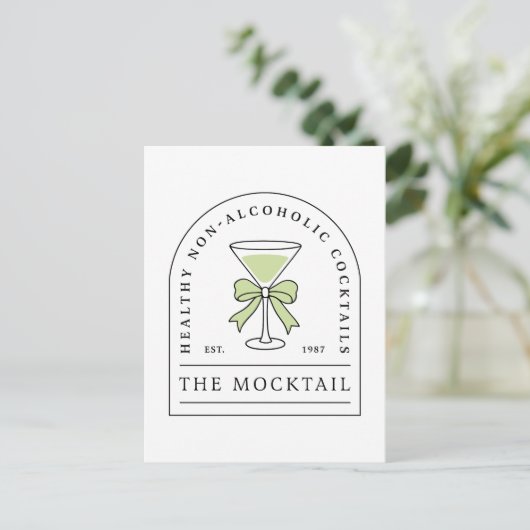Mocktail non alcoholic cocktail alcohol free party ポストカード (スタンド正面)