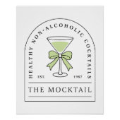 Mocktail non alcoholic drink alcohol free cocktail ポスター (正面)