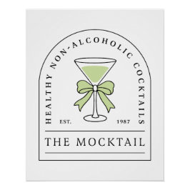 Mocktail non alcoholic drink alcohol free cocktail ポスター