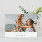 MODパラ フォト 水平 セーブ・ザ・デート 招待状 (スタンド正面)