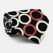 Modリング/パール + ブラック背景に赤 ネクタイ (ロール)