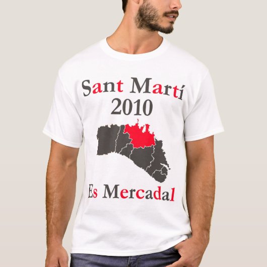 Mod.3 - ES MERCADAL - Sant Martí 2010 Tシャツ (正面)