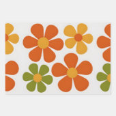 Mod Blooms ラッピングペーパーシート (正面2)