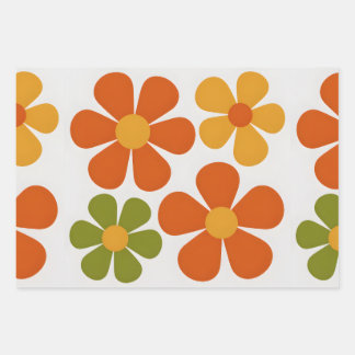 Mod Blooms ラッピングペーパーシート