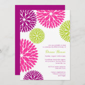 MOD BLOOMS - 結婚式、誕生日、記念日などあらゆるシーンに 招待状 (正面/裏面)