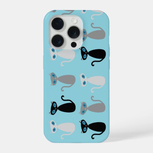 Mod Cats Phone Case iPhoneケース (裏面)