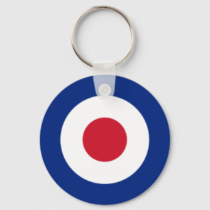 Mod - Classic Roundel - Bullseye Archery Target キーホルダー