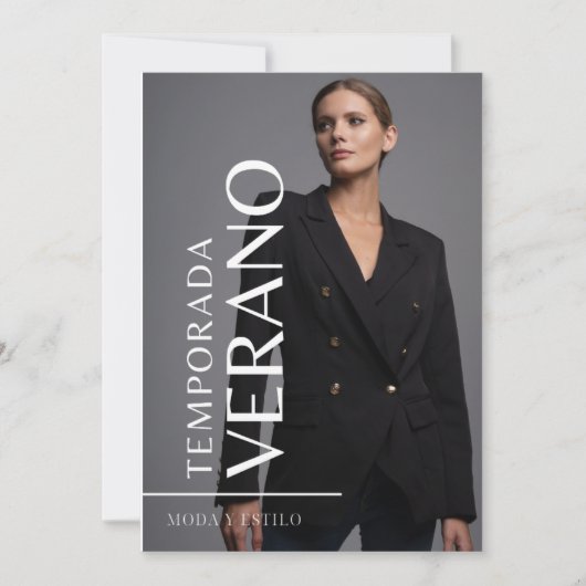 Moda diseño 招待状 (正面)