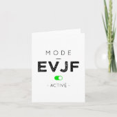 Mode EVJF activé 招待状 (正面)